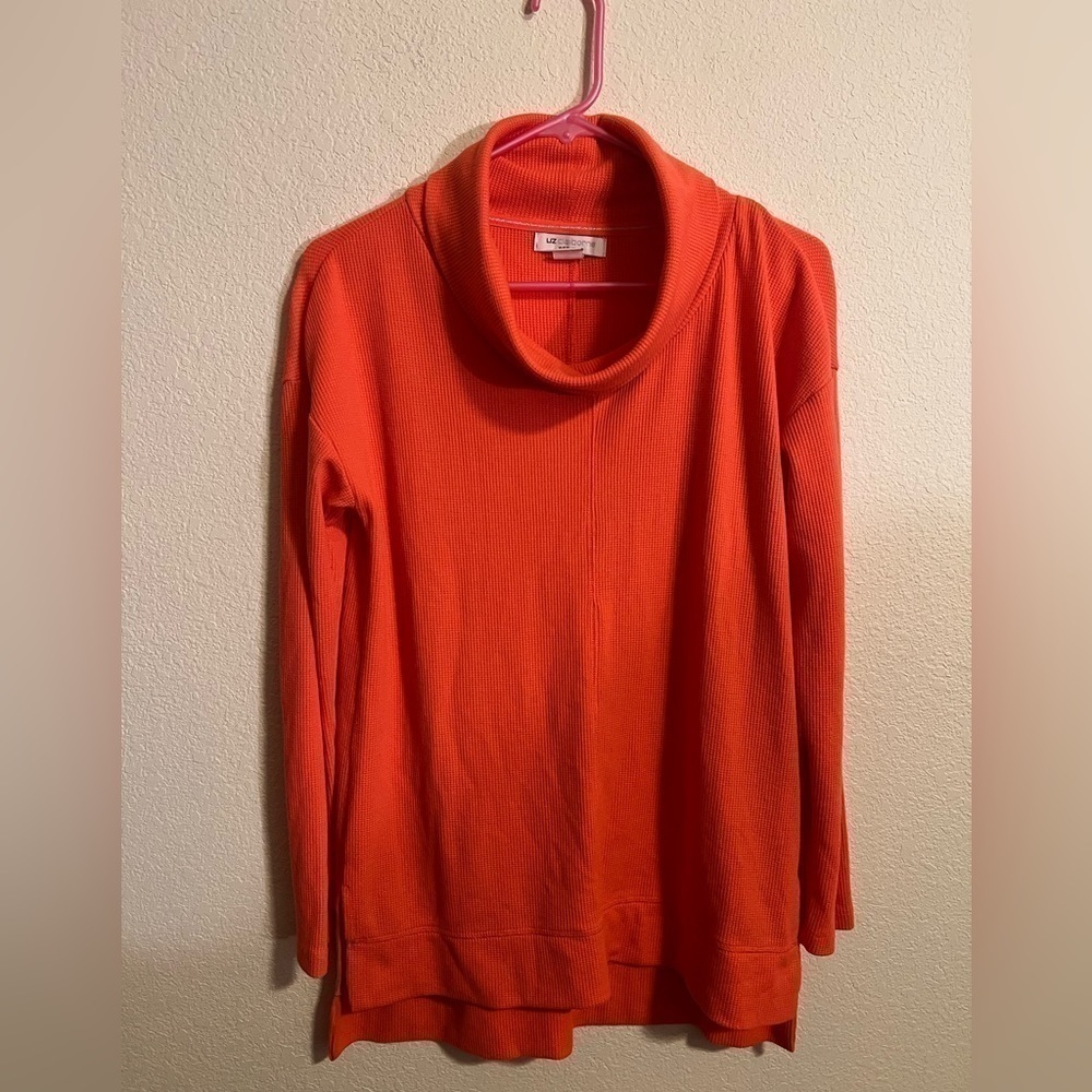 Liz Claiborne Pink Cowl Neck Sweater Small